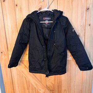 Kids Black Puffer Jacket